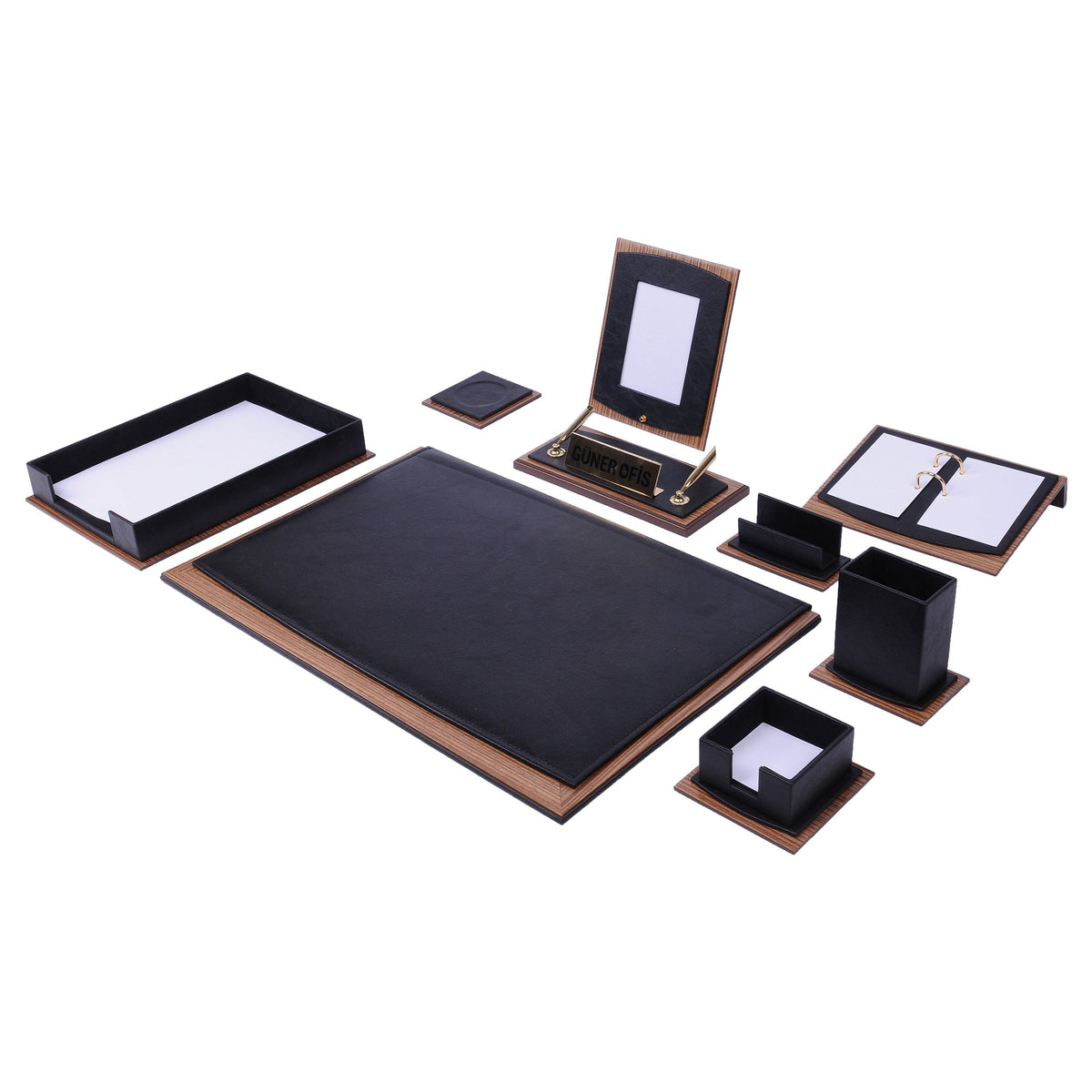 MOOG Star Leather Desk Set