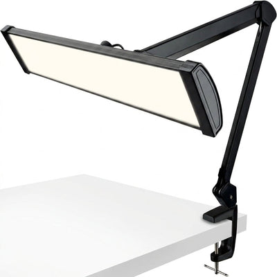 LED Desk Lamp Designed for Eye Care, 2300 Lumens Ultra Bright, 5 Level Adjustable Brightness, Color Temperature