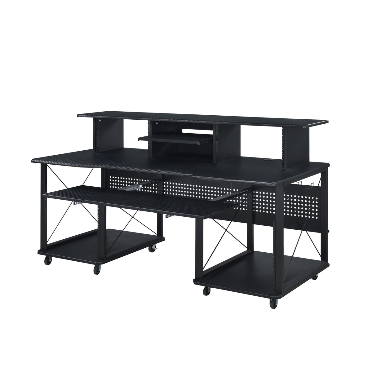 Music Desk with Multiple Storage and Cable Management