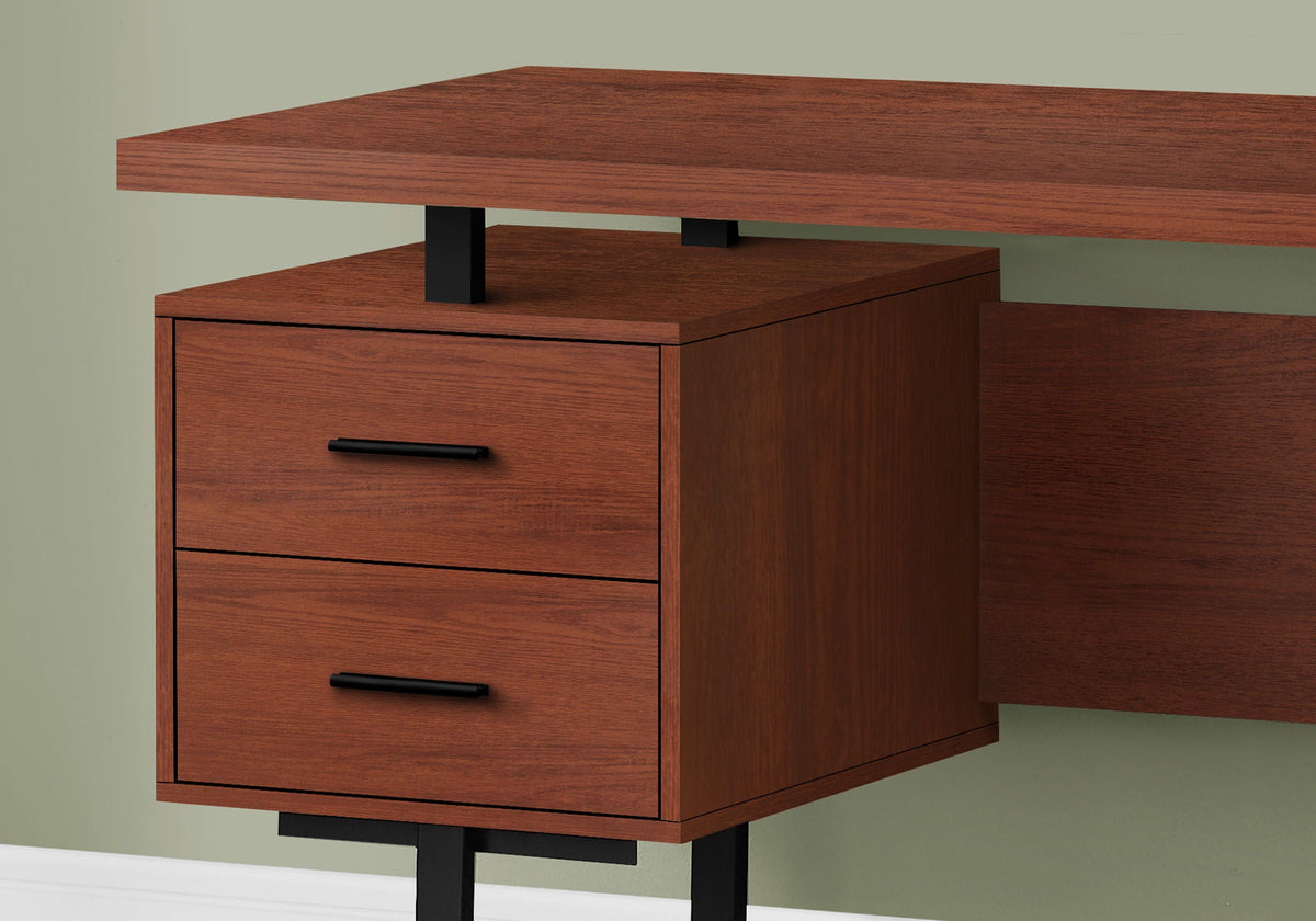60" Computer Desk with Storage Drawers – Home Office Writing Desk
