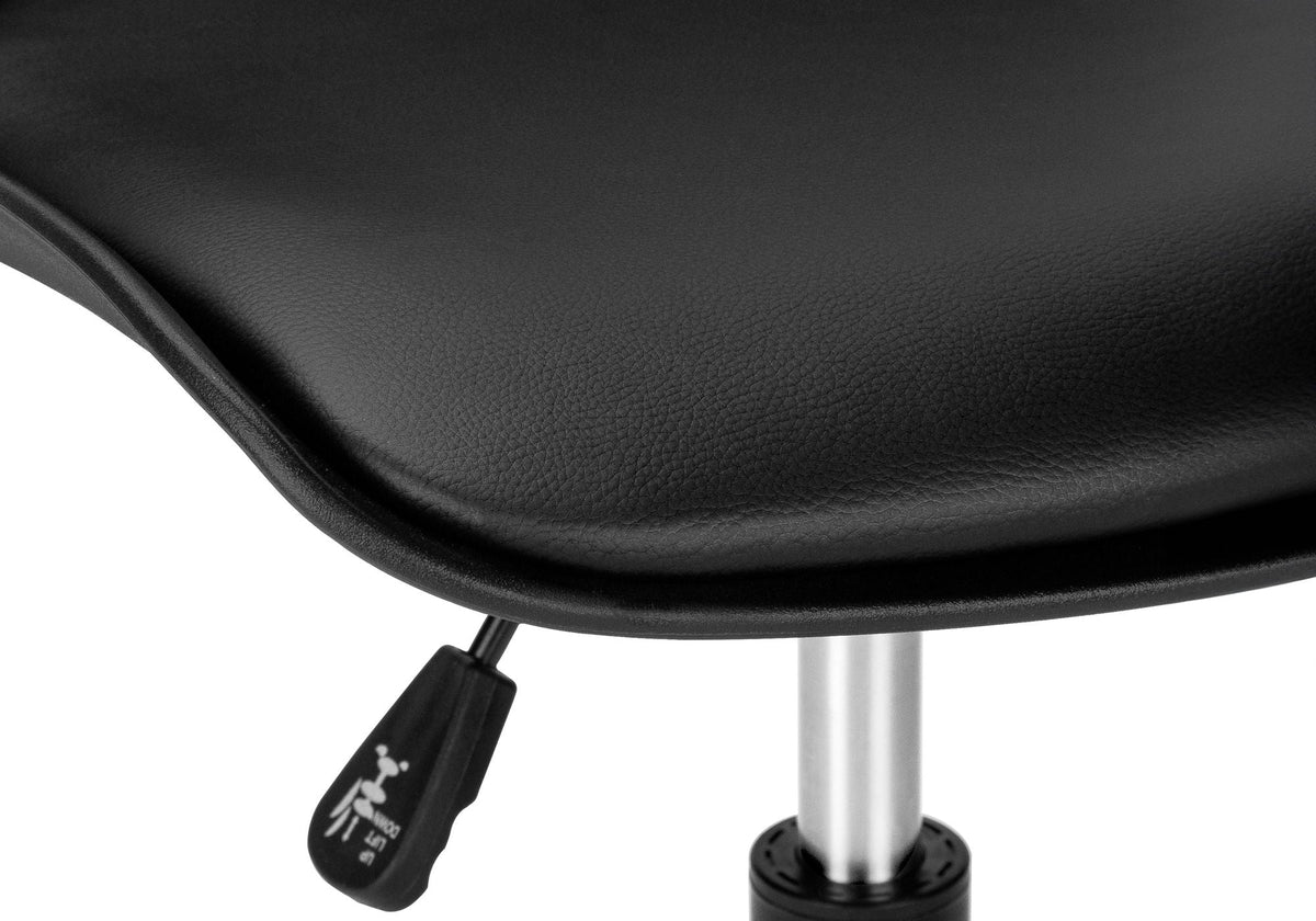 Ergonomic Faux Leather Office Chair with Adjustable Height & Swivel Base