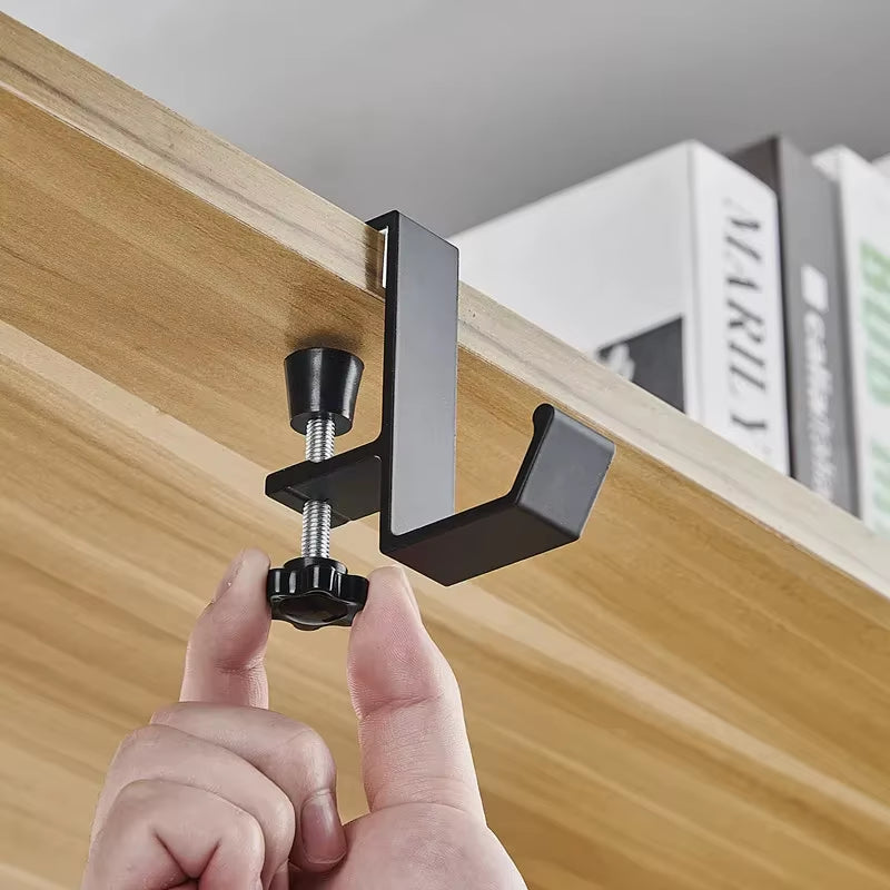 1/2Pc Adjustable Desk Edge Hook Gaming Headset Desk Hanger Backpack Storage Hanging Hook Holder Punch-Free Home Office Organizer