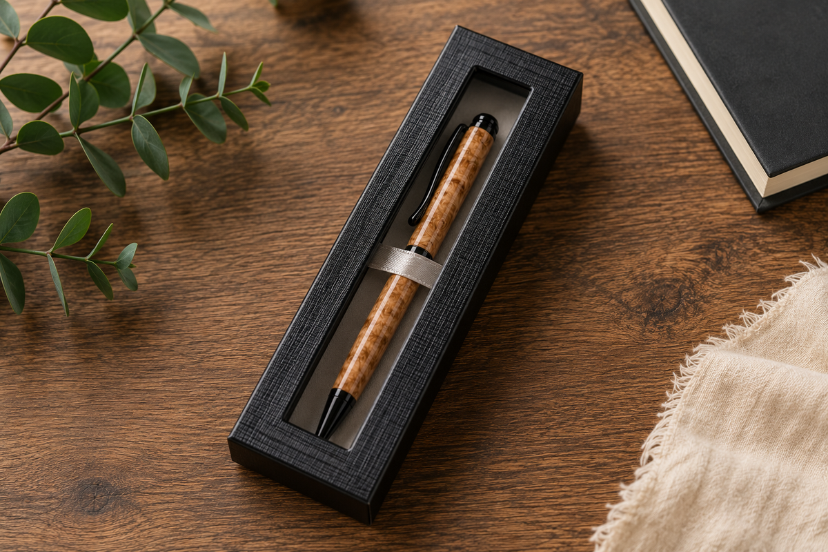 Handcrafted Maple Burl Wood Pen
