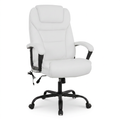 Executive Office Chair Engineered for Big and Tall Users, 500 lb Capacity, High Back PU Leather, Lumbar Support