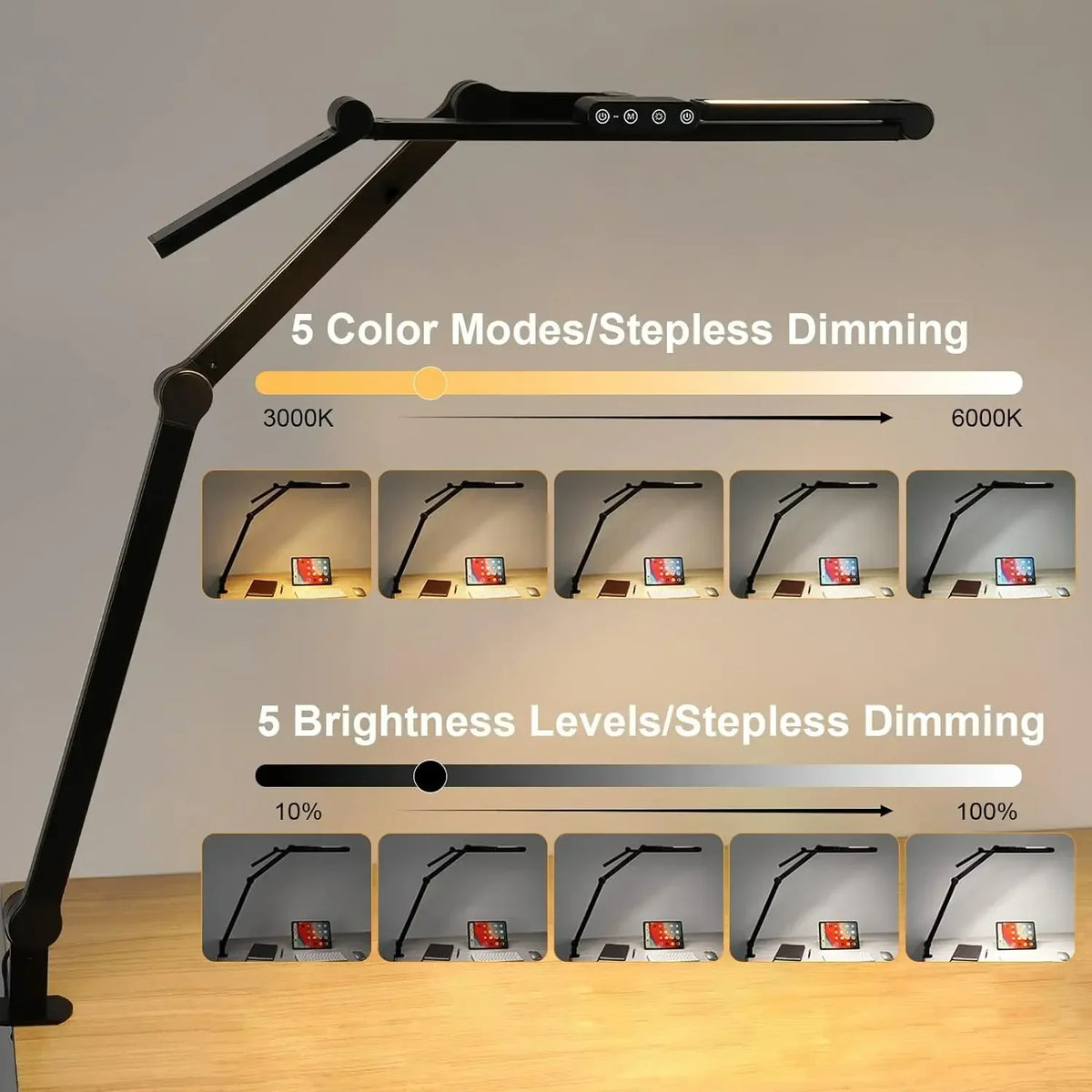 Architect Desk Lamp with Clamp