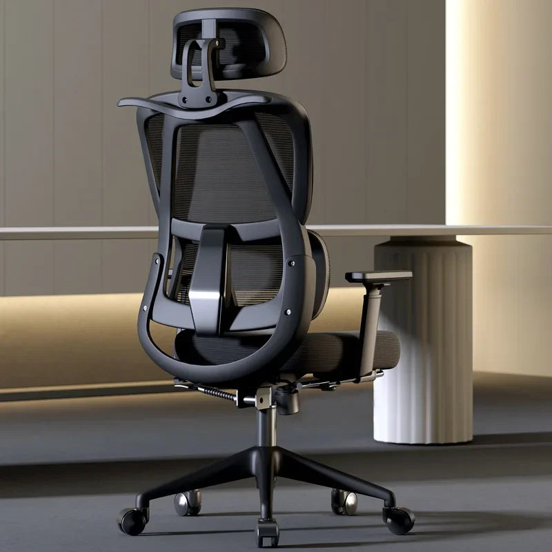 Mesh Office Chair with Lumbar Support & Armrests