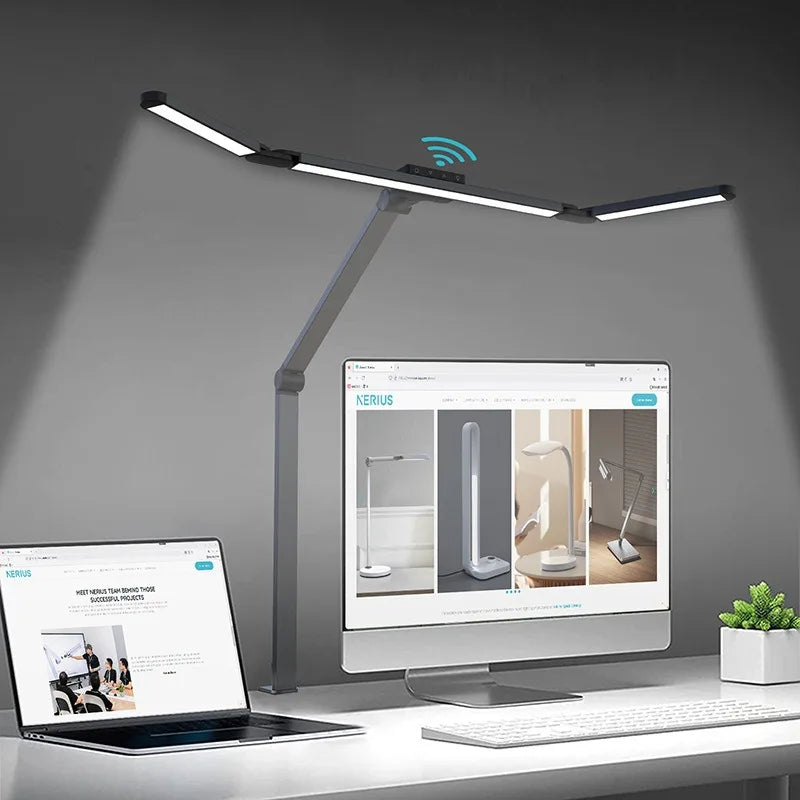 LED Clamp Desk Lamp- Remote Dimming