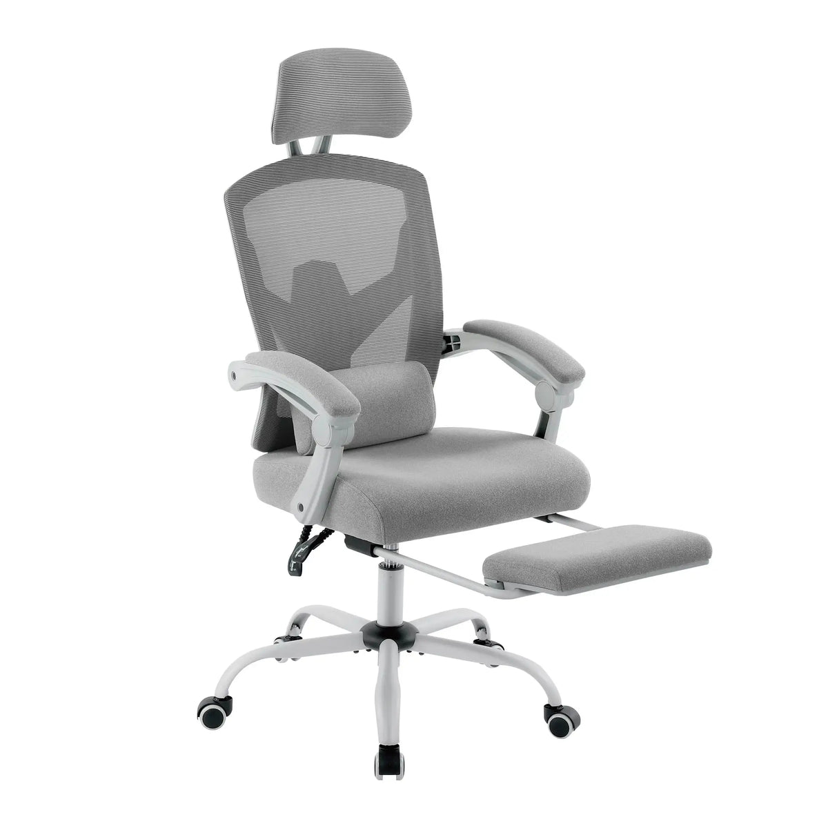 JHK High-Back Mesh Office Chair with Recline & Lumbar Pillow