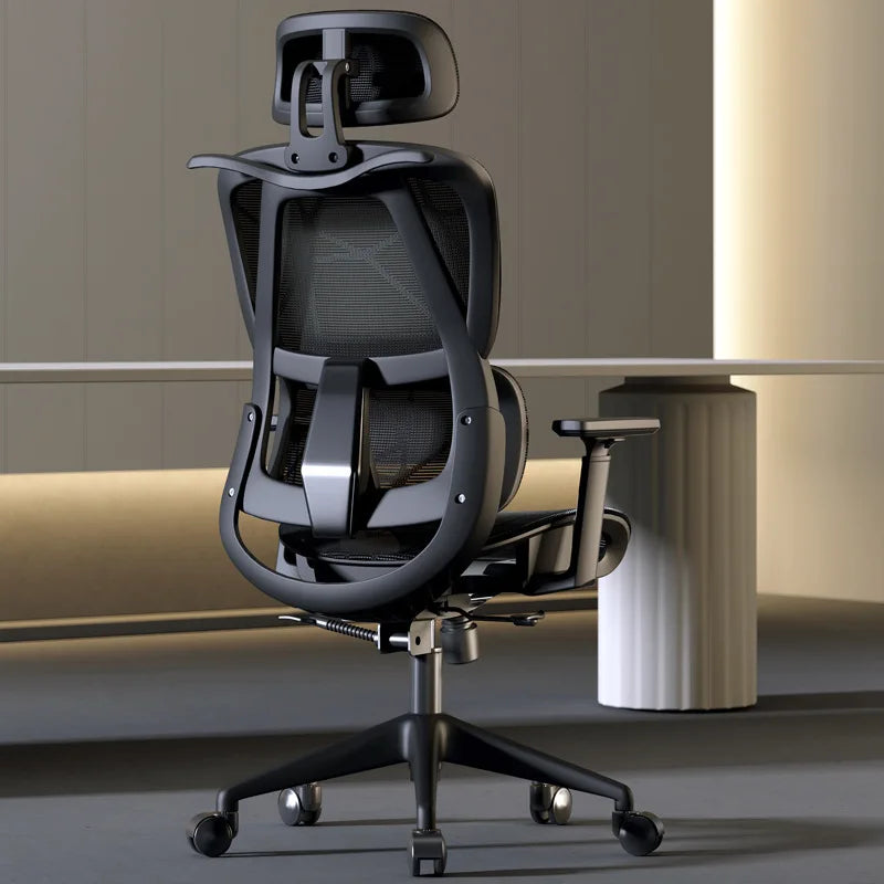 Mesh Office Chair with Lumbar Support & Armrests