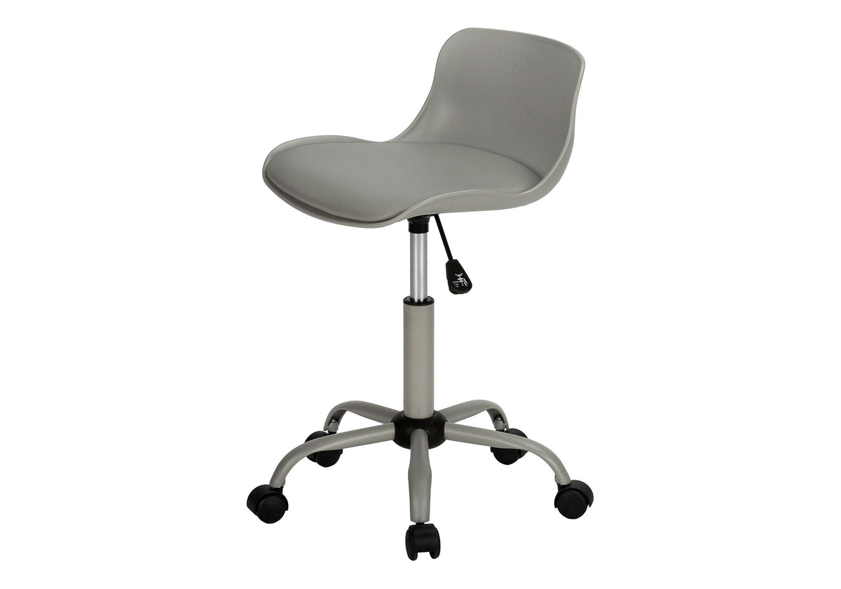 Ergonomic Faux Leather Office Chair with Adjustable Height & Swivel Base