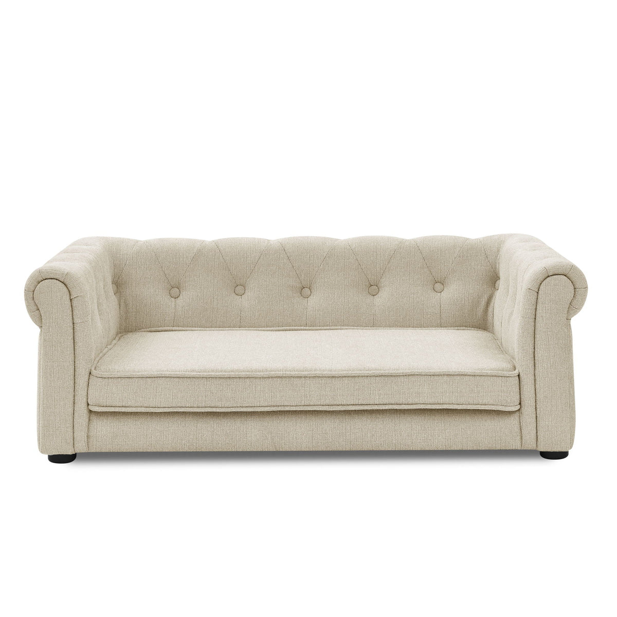 Modern Elegant Rectangle Pet Bed with Elevated Design - Multiple Colors