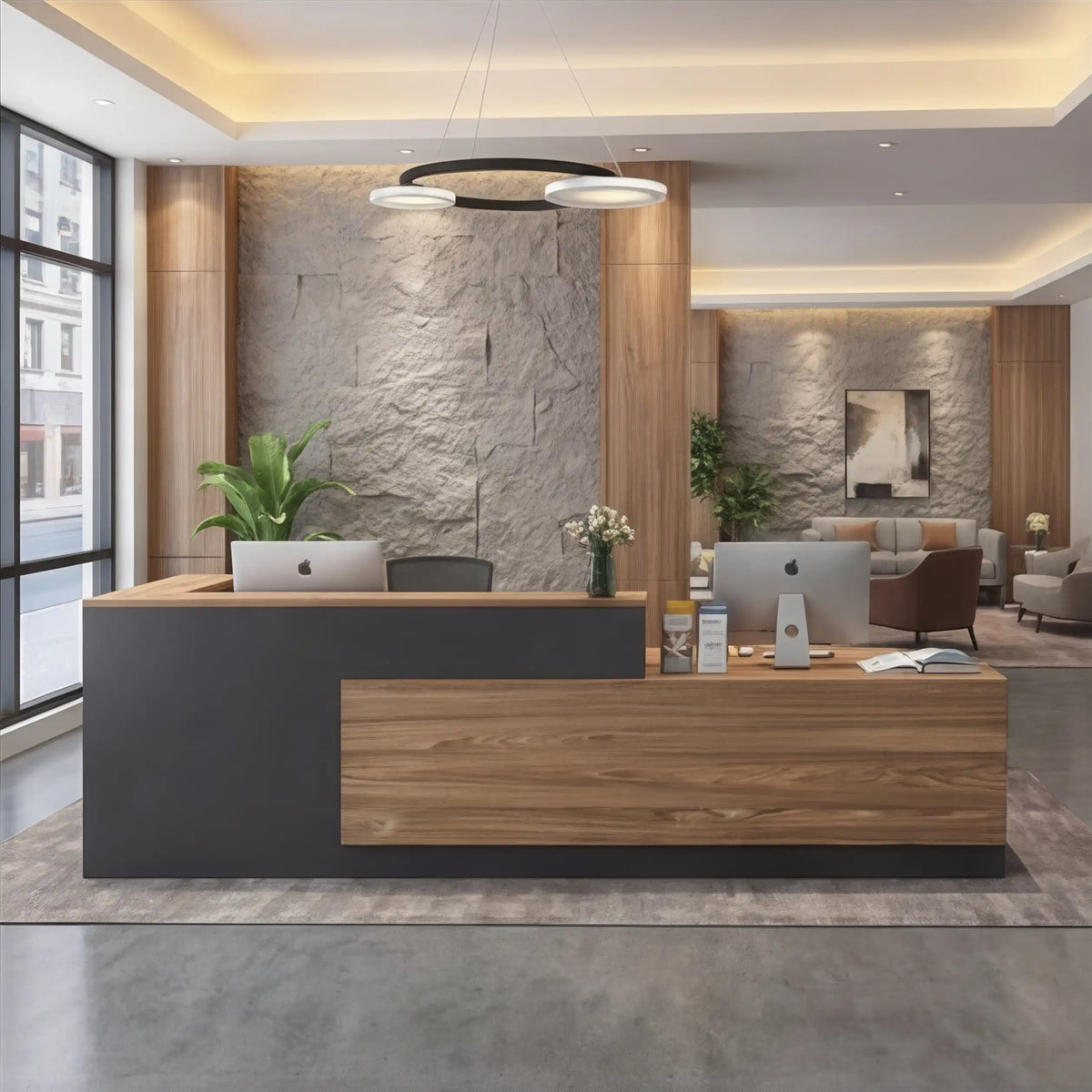 Ryvion · Front Lobby Desk