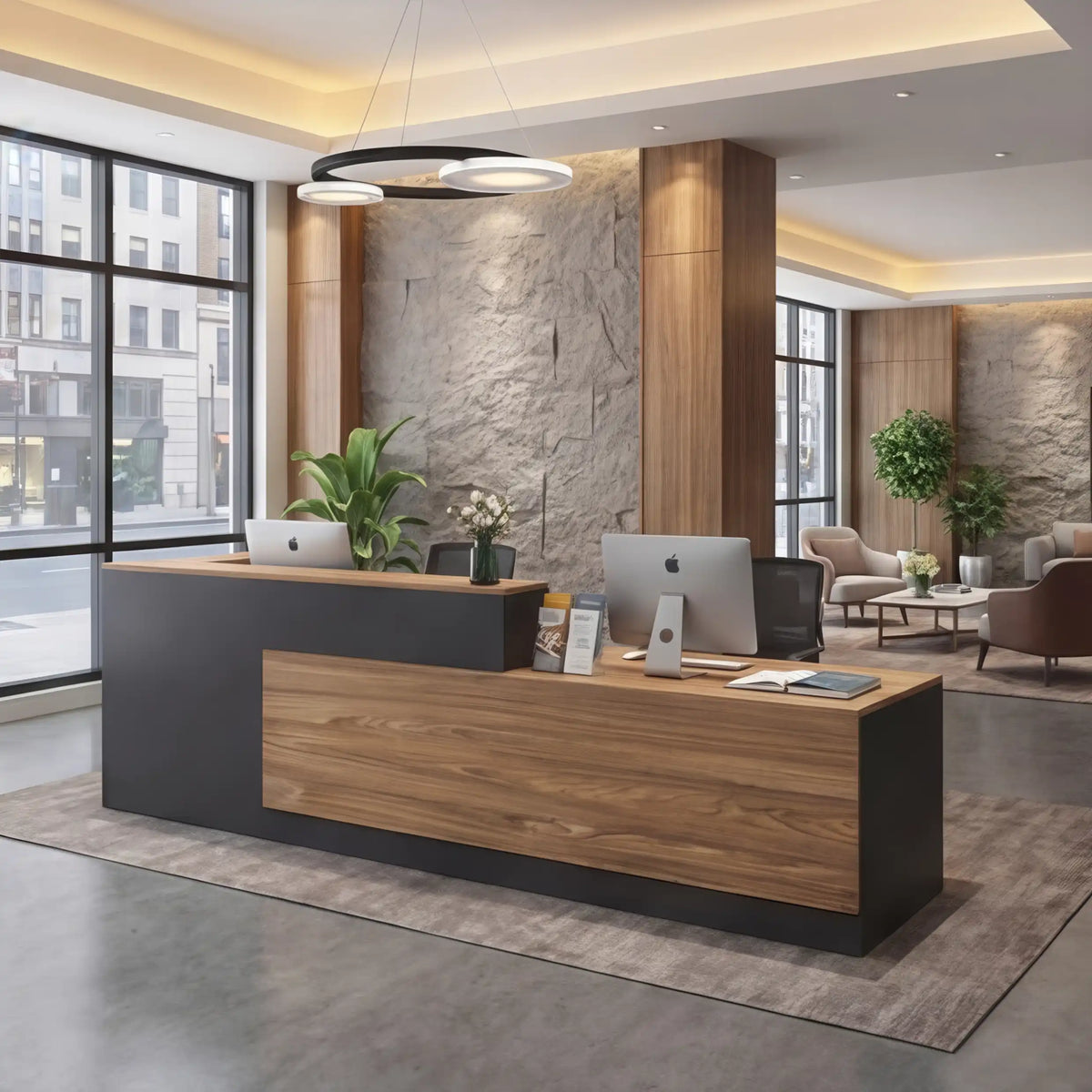 Ryvion · Front Lobby Desk