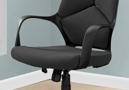 Ergonomic Swivel Office Chair with Adjustable Height & Armrests – Black or Gray