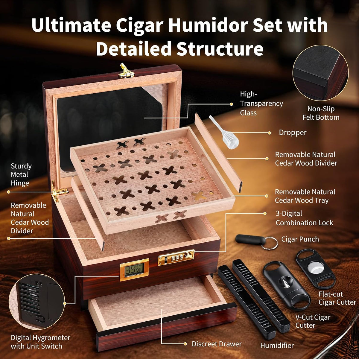 Cigar Humidor Box