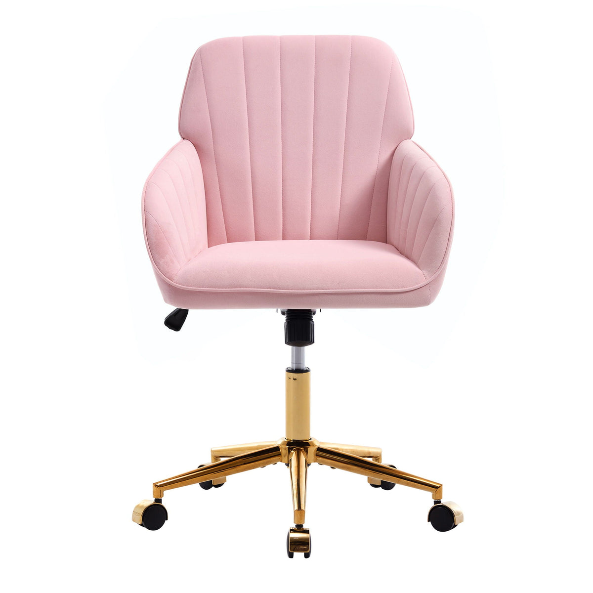 Ergonomic Swivel Office Chair with Memory Foam Seat - Multiple Colors