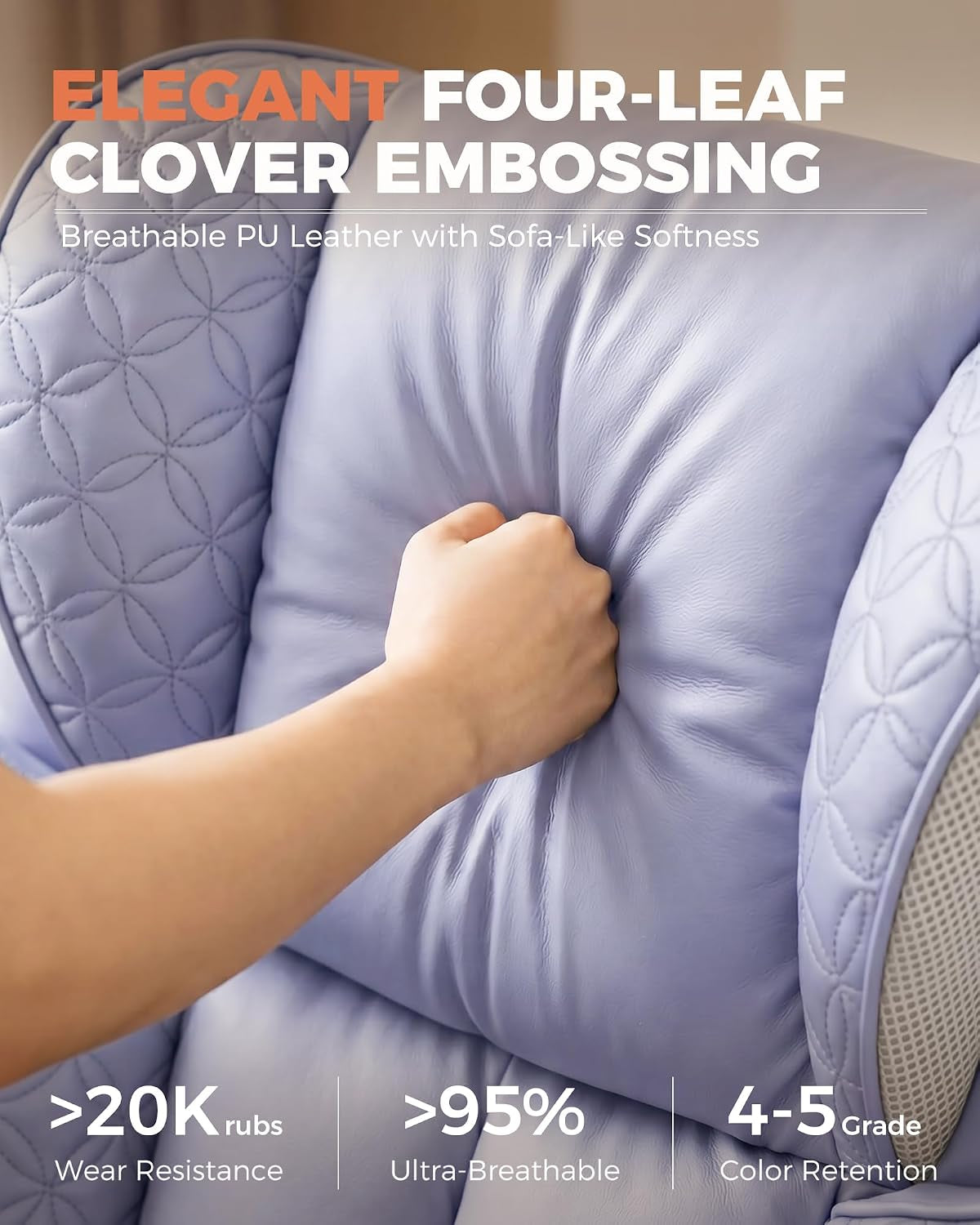 Big and Tall Office Chair Wide Ergonomic Gaming Chair with Deluxe Embossing Designed Leather with Foot Rest,150°Reclining Adjustable Soft Armrests Pocket Spring Back Support and Pillow