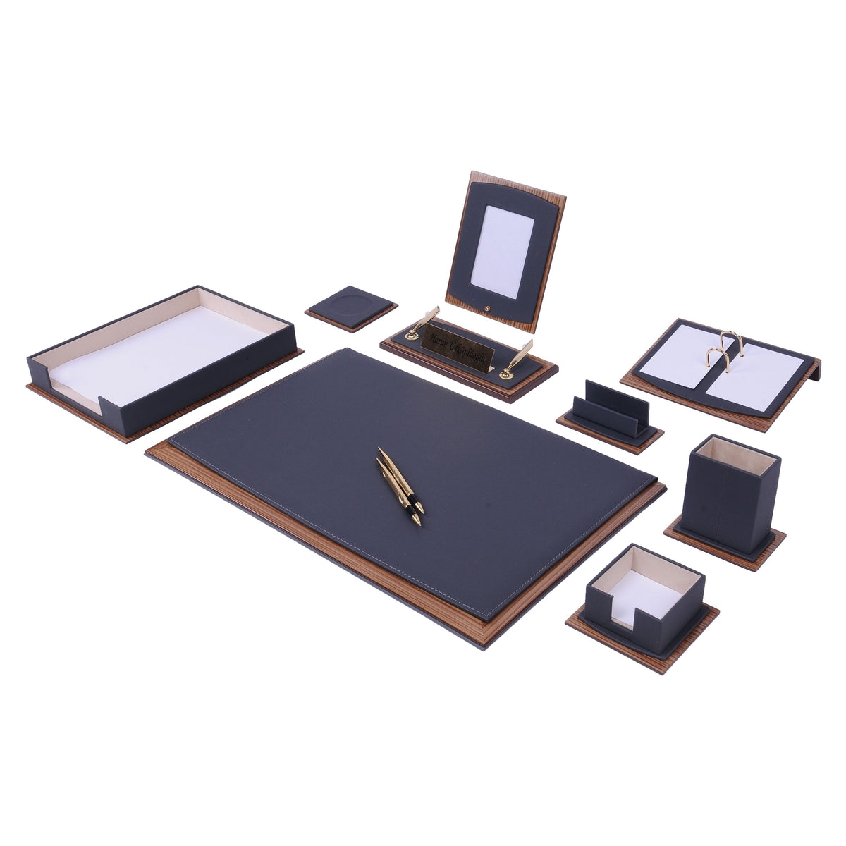 MOOG Star Leather Desk Set