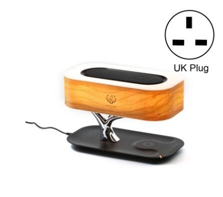 Tree-Style Dimmable Desk Lamp with Bluetooth Speaker & Wireless Charging