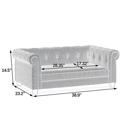 Modern Elegant Rectangle Pet Bed with Elevated Design - Multiple Colors
