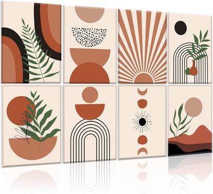 8 Pack Art Acoustic Panels, 48"X32" Soundproof Wall Panels, Decorative Acoustical Wall Panel Self-Adhesive Sound Absorbing Panels Sound Dampening Panels for Home Office