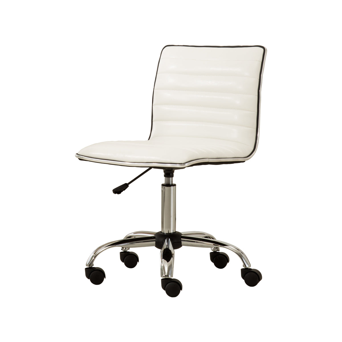 Adjustable Faux Leather Office Chair  – Chromel