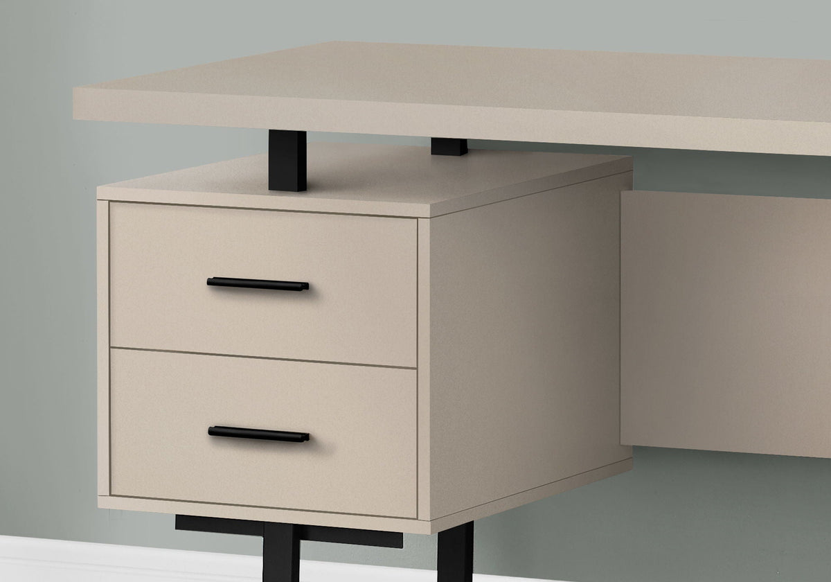 60" Computer Desk with Storage Drawers – Home Office Writing Desk