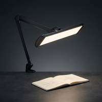 2300 Lumens Ultra Bright LED Desk Lamp – Professional Eye Care Task Light 5 Level Adjustable Brightness & Color Temperature, for Home Office, Architecture, Beauty (CCT, Dimming, Black) — Studio Shot