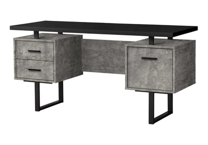 60" Computer Desk with Storage Drawers – Home Office Writing Desk