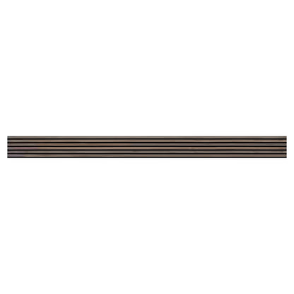 Harmony Sable Wood Slat 0.83 In. T X 9.5 In. X 94.5 In. Brown Sound Absorbing Panel 2 Pack (24.8 SQ FT)