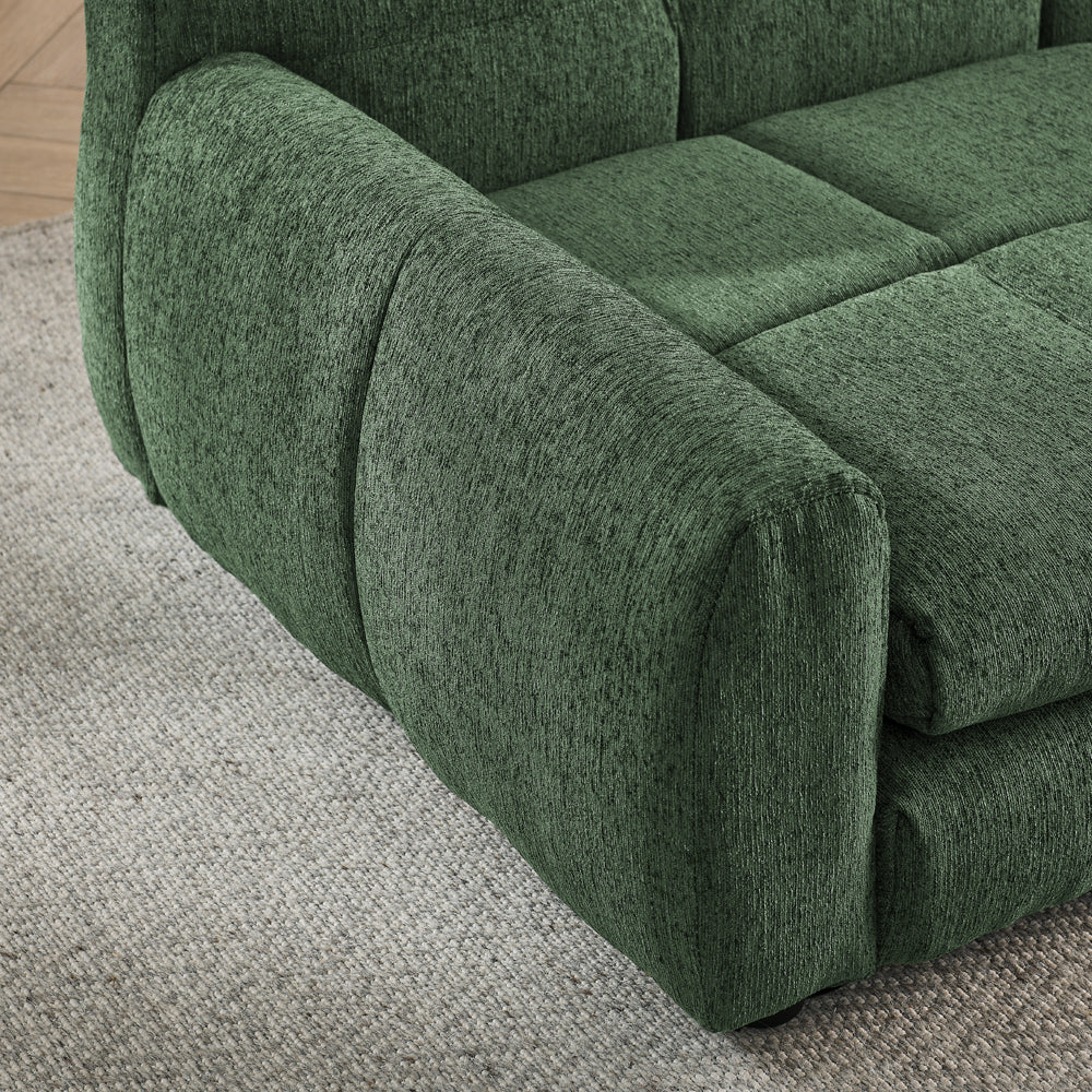 Large Dog Bed with Bolstered Sides – Olive Green