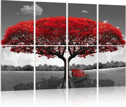 Art Acoustic Panels Sound Proof: Soundproof Wall Panels Decorative Soundproofing Padding Acoustical Treatment for Studio Home Office 8 Pack 12X16"