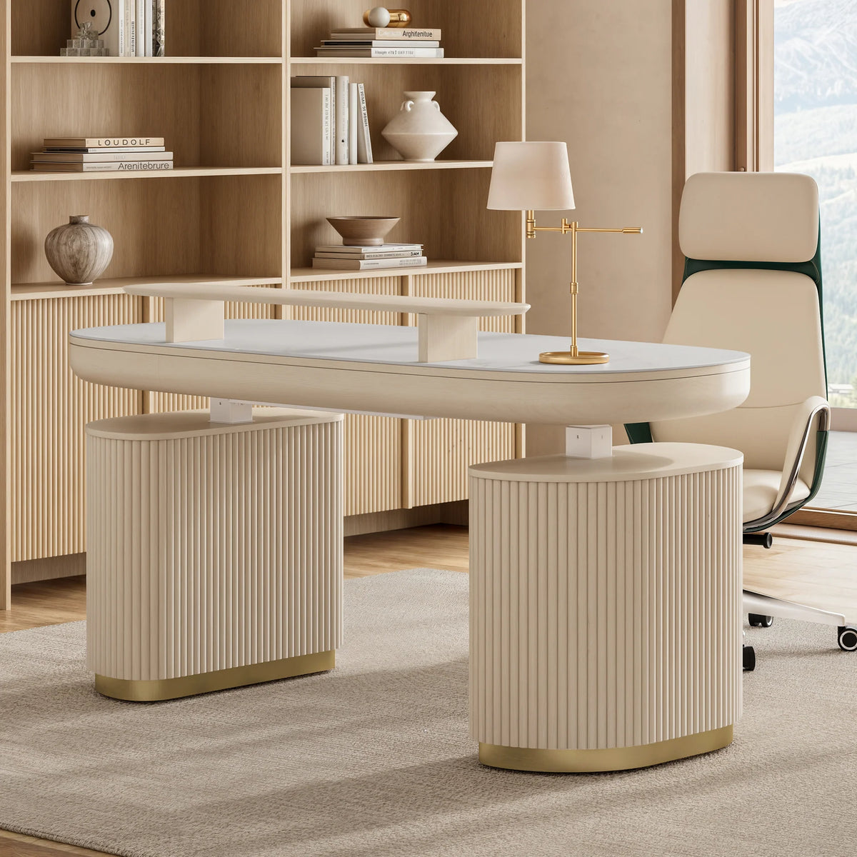 Opal Executive Office Desk (66"X29")