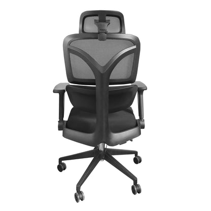 Zero Gravity Mesh Office Chair with 4-Way Lumbar Support – Black