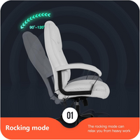 Executive Office Chair Engineered for Big and Tall Users, 500 lb Capacity, High Back PU Leather, Lumbar Support