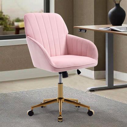 Ergonomic Swivel Office Chair with Memory Foam Seat - Multiple Colors