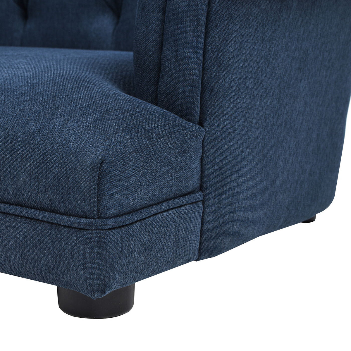 Chesterfield Dog Sofa Bed with High-Performance Upholstery - Medium