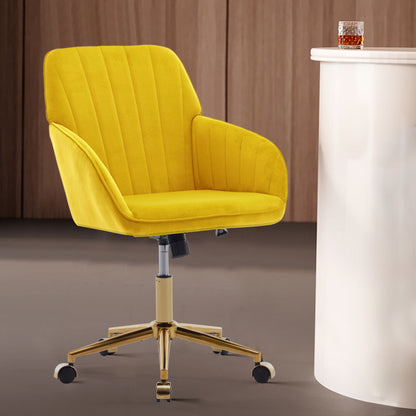 Ergonomic Swivel Office Chair with Memory Foam Seat - Multiple Colors