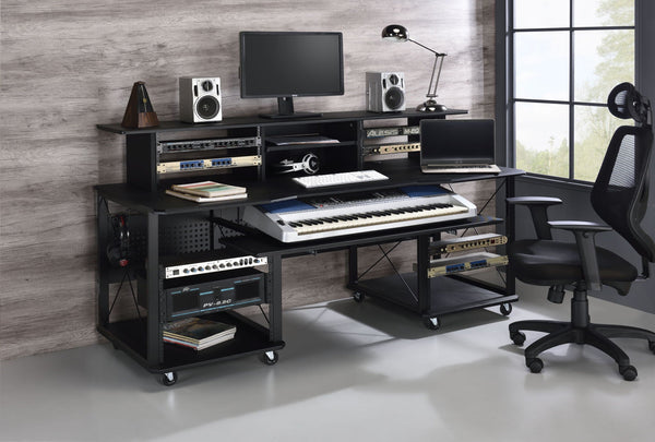 Music Desk with Multiple Storage and Cable Management