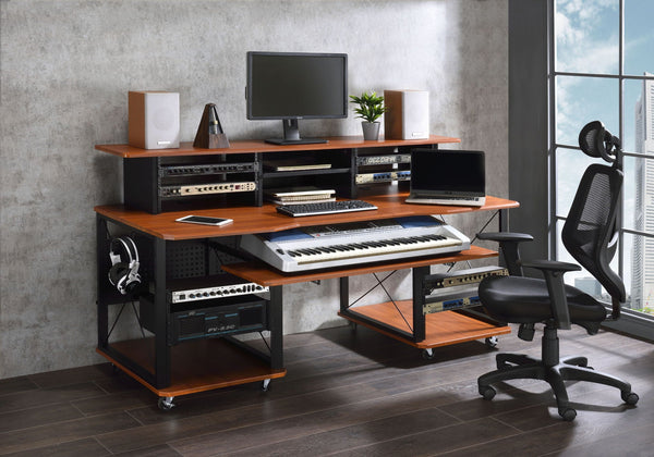 Music Desk with Multiple Storage and Cable Management