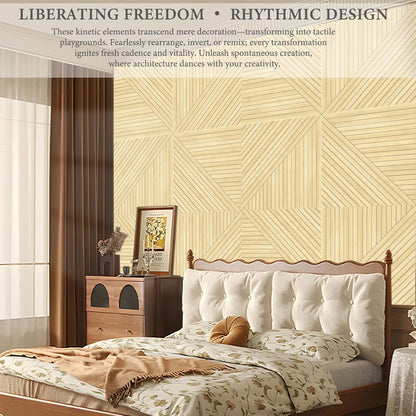 Wood-Pattern Acoustic Panels 23.6" X 23.6", 6 Pack, Ash