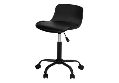 Ergonomic Faux Leather Office Chair with Adjustable Height & Swivel Base