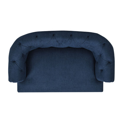 Chesterfield Dog Sofa Bed with High-Performance Upholstery - Medium