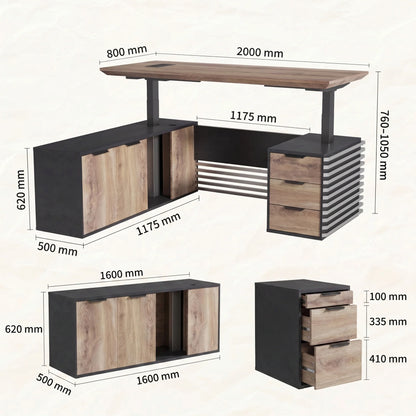 Tribeca Fluted Executive Desk