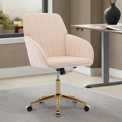 Ergonomic Swivel Office Chair with Memory Foam Seat - Multiple Colors