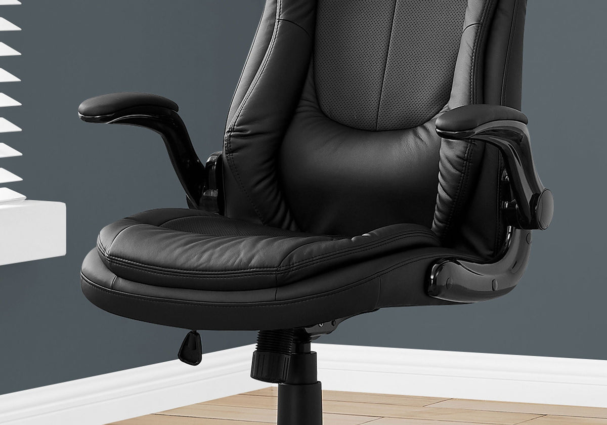 Ergonomic Black Office Chair with Adjustable Height & Swivel