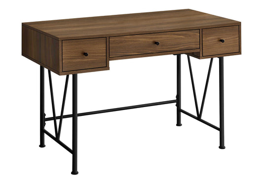 Transitional Office Desk with Storage Drawers – Multiple Colors