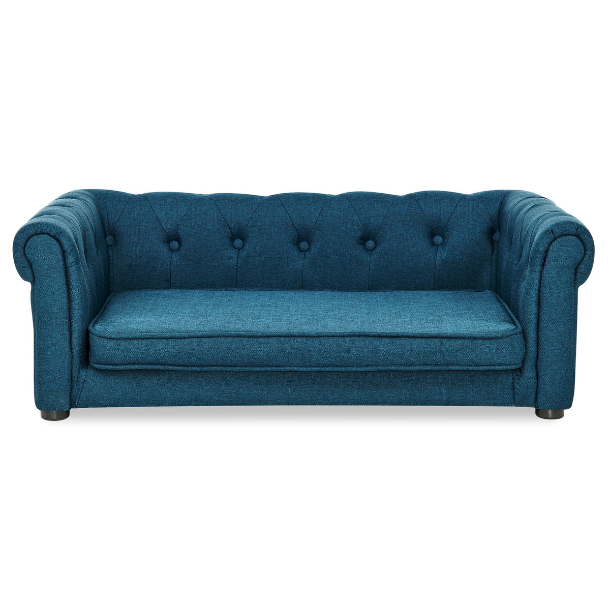 Modern Elegant Rectangle Pet Bed with Elevated Design - Multiple Colors