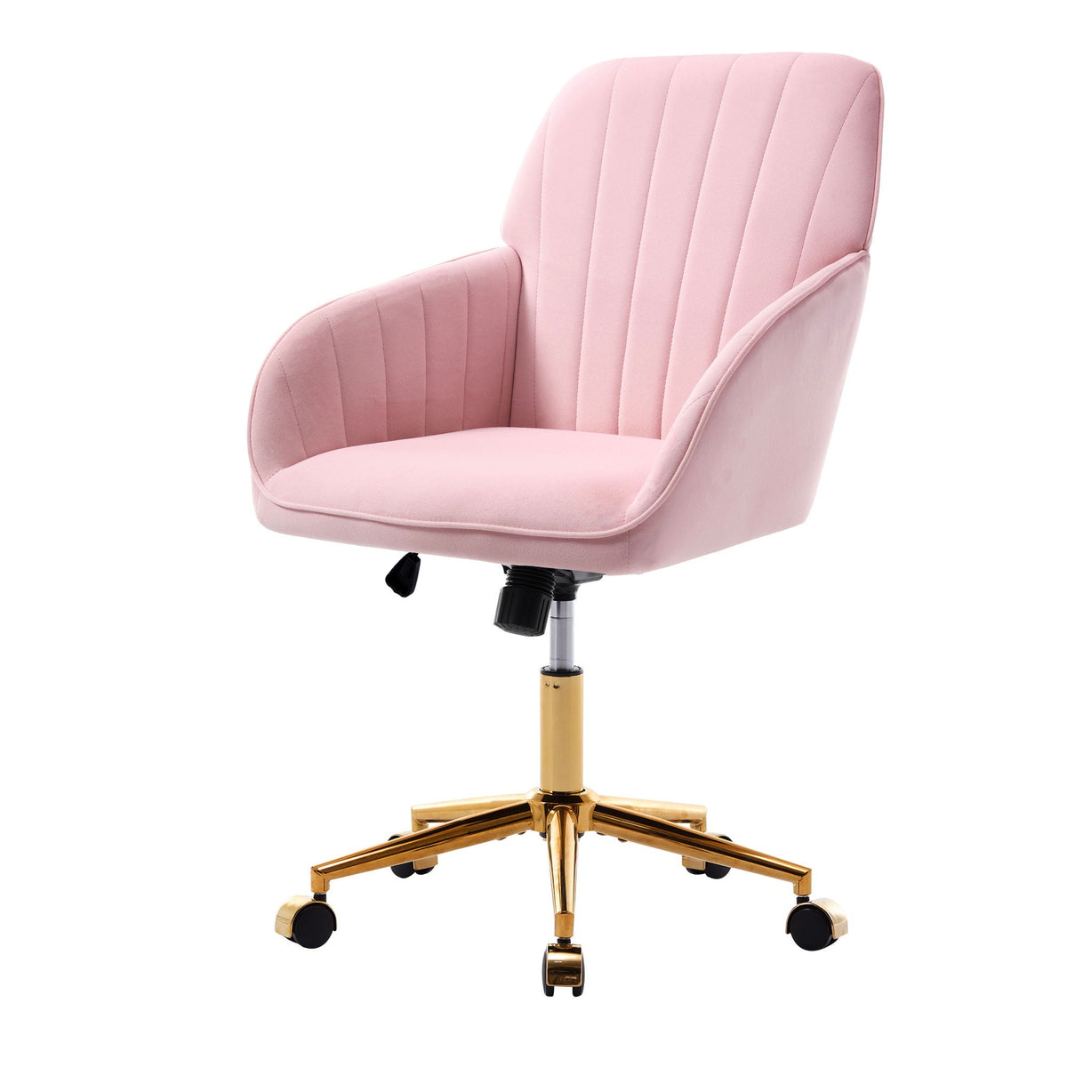 Ergonomic Swivel Office Chair with Memory Foam Seat - Multiple Colors