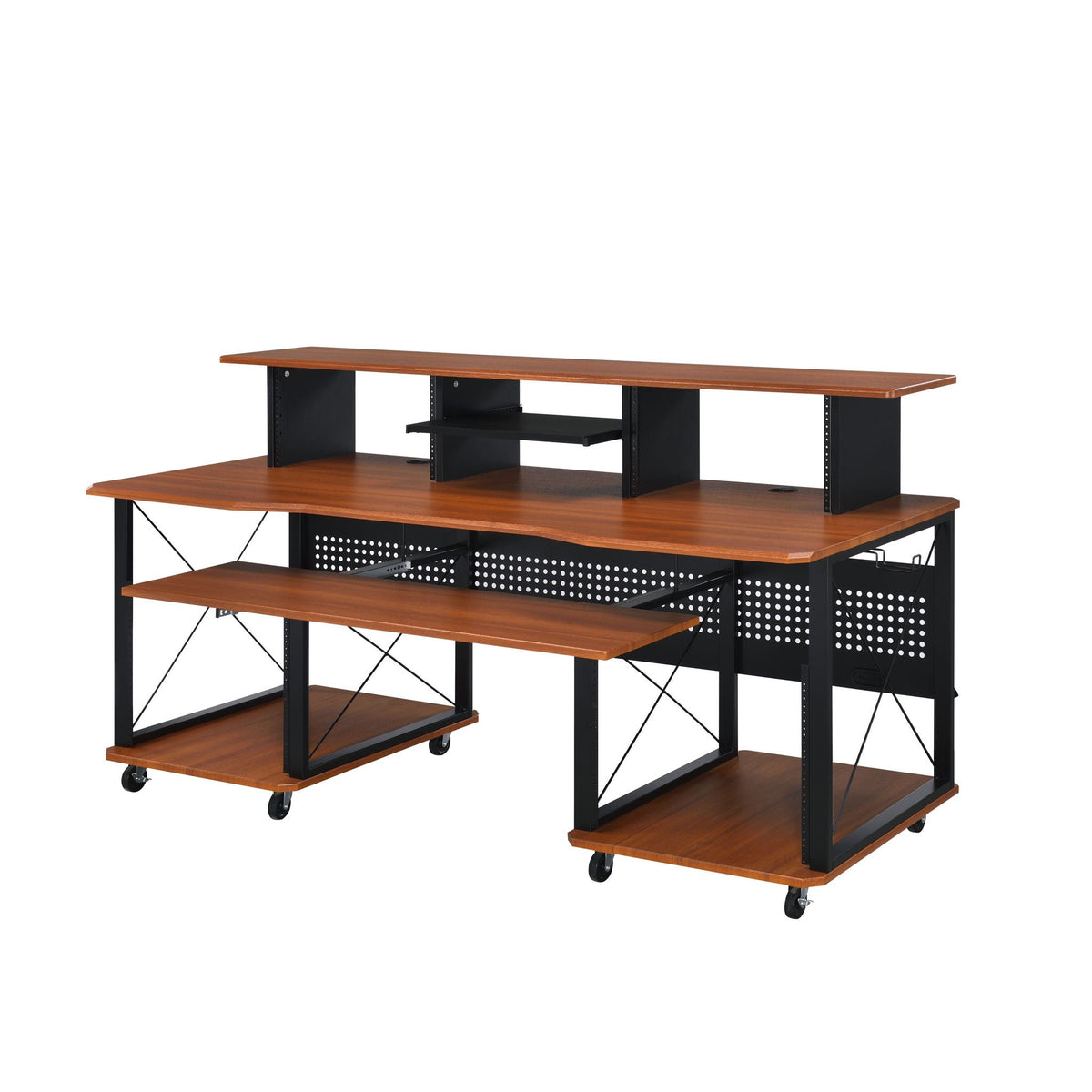 Music Desk with Multiple Storage and Cable Management